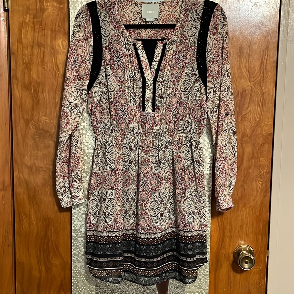 Maeve pleated dress.